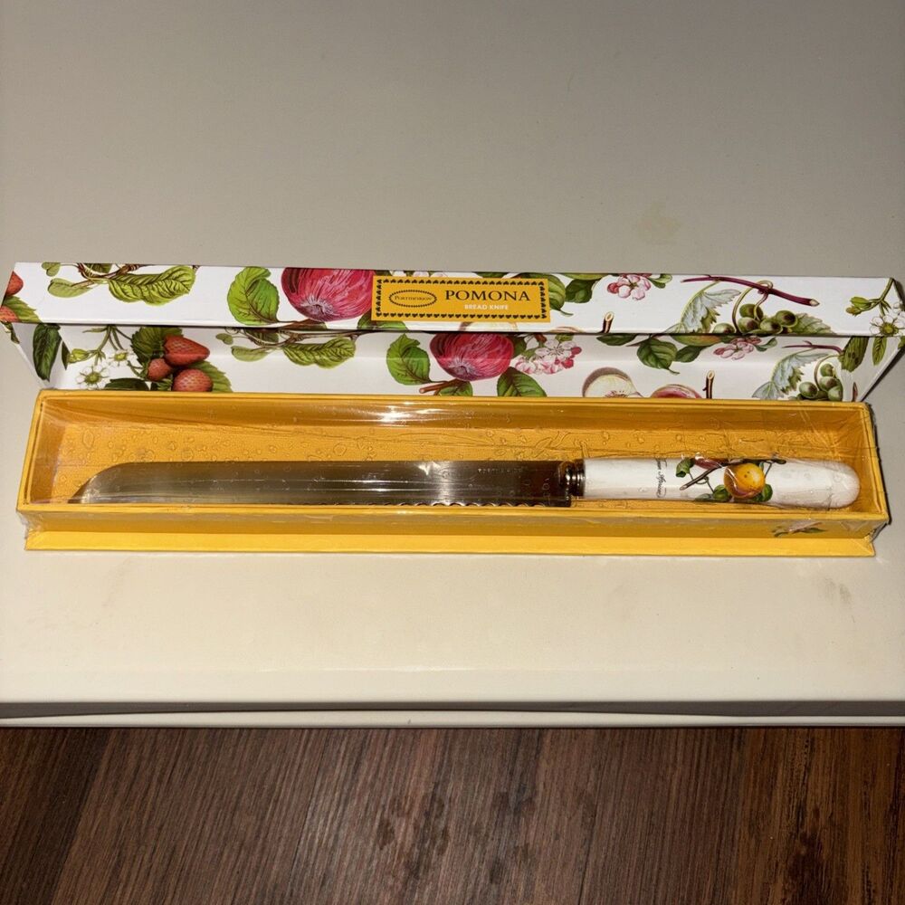 PORTMEIRION Pomona Bread Knife ~ 13 1/4" ~ New in Box